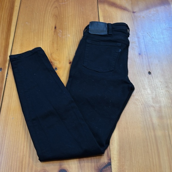 ACNE STUDIOS 26 x 32 Blå Konst Climb Stay Black Skinny Jeans - Picture 2 of 10